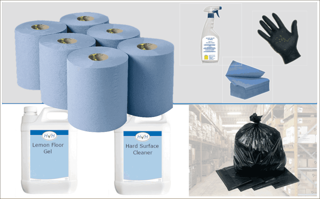 Huddersfield wholesale merchant of cleaning products and hygiene supplies